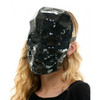 black masquerade mask for men, skull mask, skull masquerade mask, day of the dead mask, day of the dead mask candy skull mask rhinestone mirror glass masquerade mask halloween horror mask 
