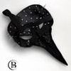 steampunk masquerade mask for men steampunk masquerade mask for men, spike steampunk mask, spike doctors mask, spike plague doctor mask