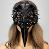 steampunk masquerade mask for men steampunk masquerade mask for men, spike steampunk mask, spike doctors mask, spike plague doctor mask