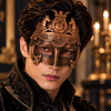 Copper Pegasus Masquerade Mask for Men – Greek Mythology Renaissance Ball Costume Accessory