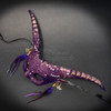 Mythical Ram Masquerade Mask Mardi Gras Purple M39148