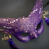 Mythical Ram Masquerade Mask Mardi Gras Purple M39148