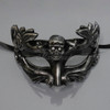 Roman Greek Mythical Skull Masquerade Mask Chrome
