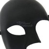 masquerade mask, black mask, blank black mask, full face mask