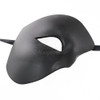 men masquerade mask, masquerade mask for men, Blank black mask, black mask, black masquerade mask, phantom mask, black phantom mask, half face mask, half face phantom mask, masque, phantom masquerade mask