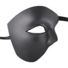 Blank black mask, black mask, black masquerade mask, phantom mask, black phantom mask, half face mask, half face phantom mask, masque, phantom masquerade mask, men masquerade mask, masquerade mask for men,