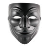black vendetta mask, v for vendetta mask, men's masquerade mask,  black mask