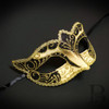 Gold Party Masquerade Mask, Venetian Masquerade Masks, Mardi Gras Masquerade Ball Mask, Prom Mask
