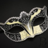 Mardi Gras Feather Masquerade Mask M4047