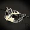 Silver Party Masquerade Mask, Venetian Masquerade Masks, Mardi Gras Masquerade Ball Mask, Prom Mask