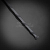 Handheld Stick Mask | Feather Masquerade Mask M6150 Black