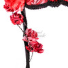 Handheld Stick Mask | Feather Masquerade Mask M33110RD