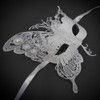 Dream Butterfly Masquerade Mask White M7103