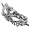 Vine Masquerade Mask M7157