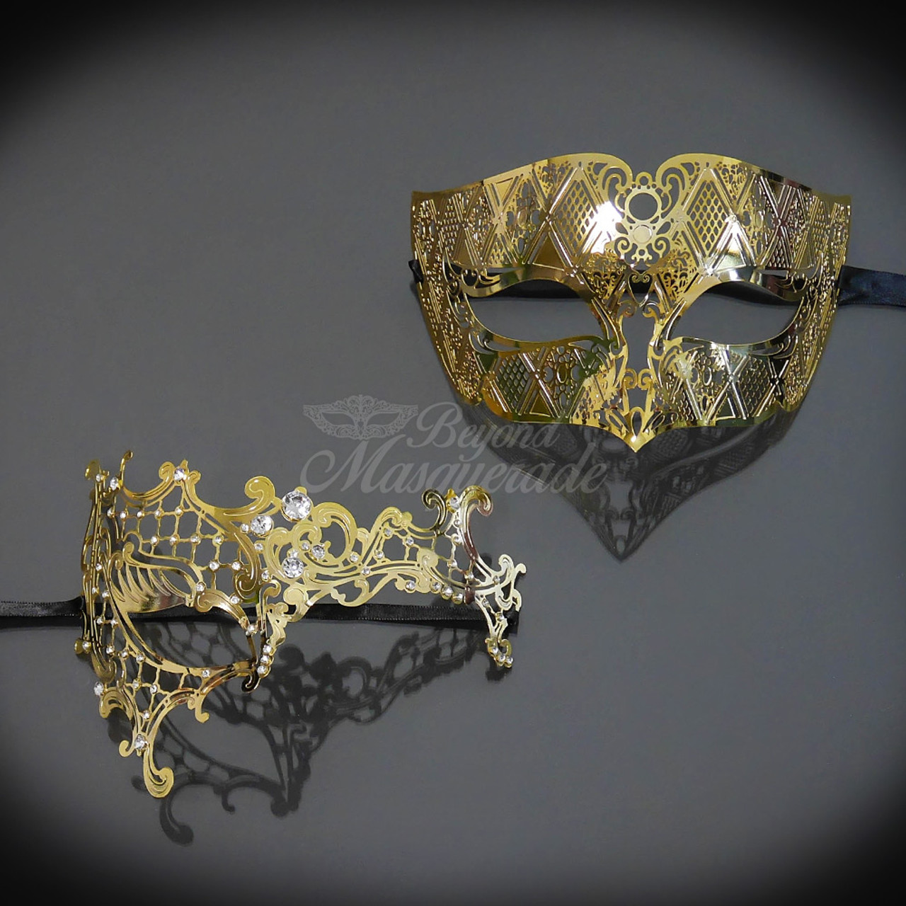 Couple's Masquerade Masks for Prom|USA Free Shipping