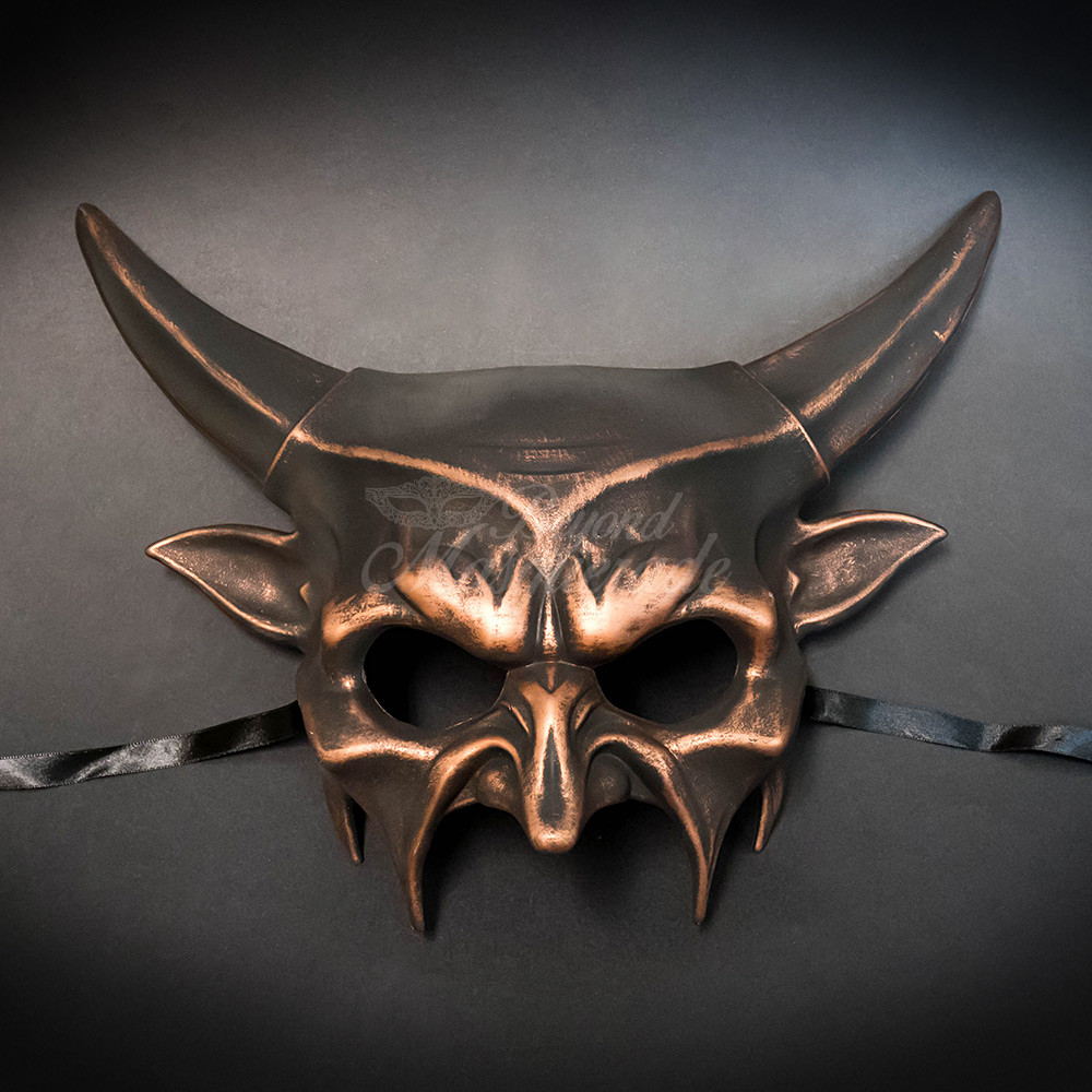 Devil Demon Masquerade Mask Men M39045 Copper