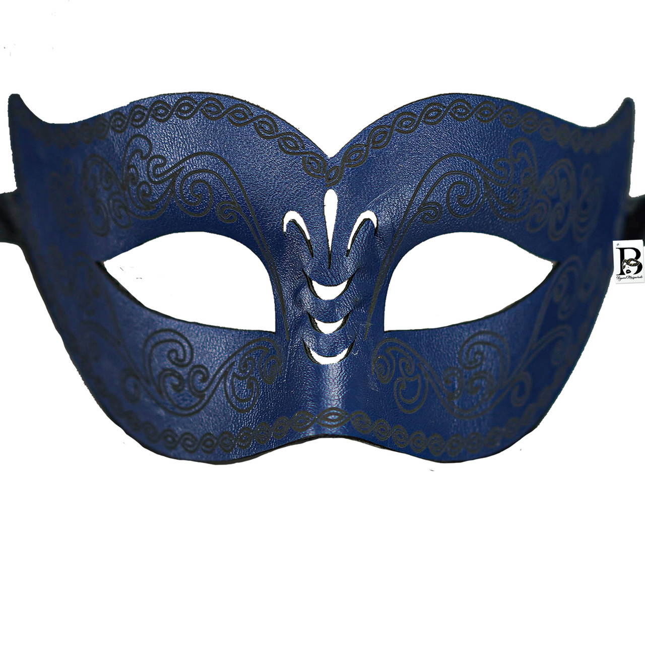 blue and black masquerade masks for men