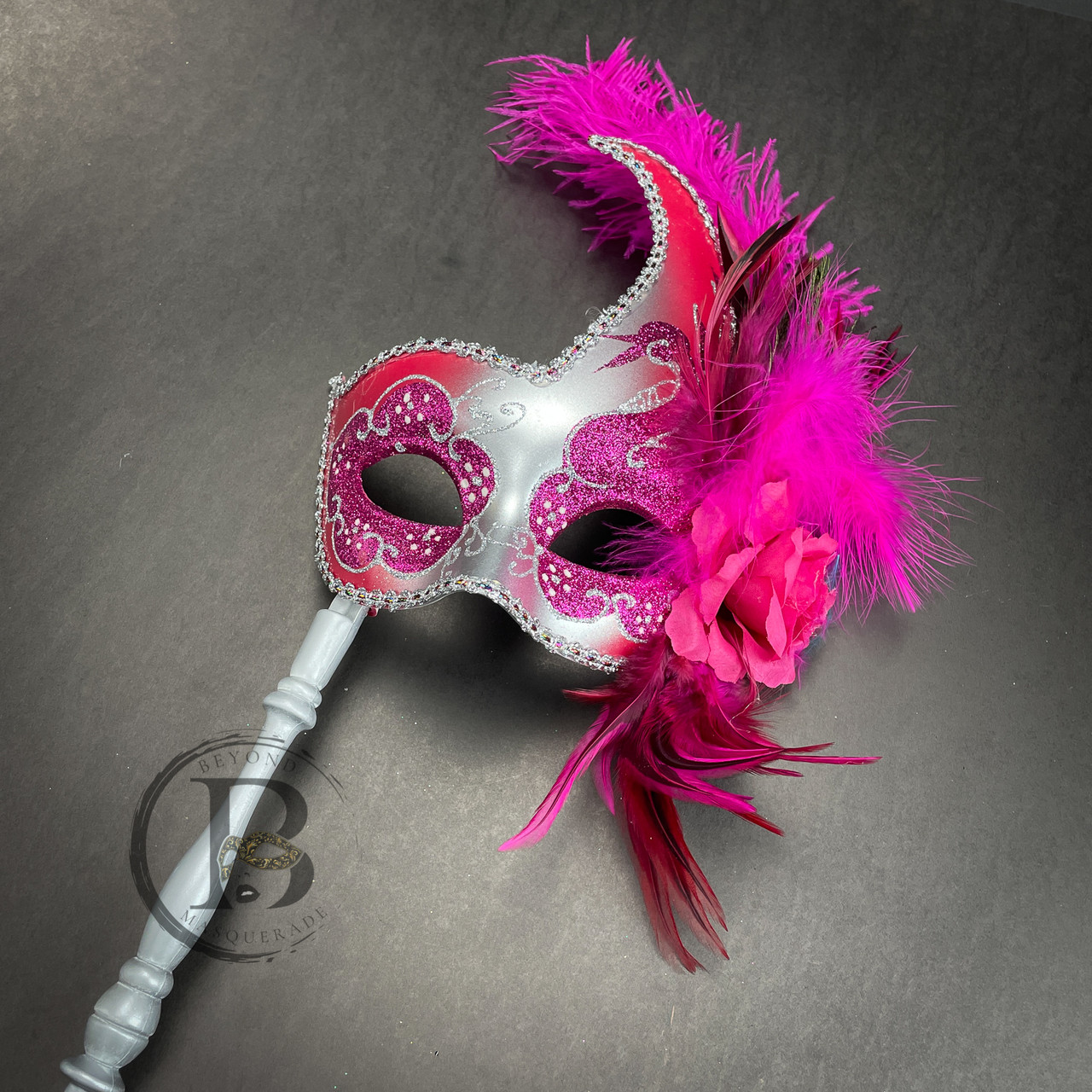 bulk masquerade masks on stick