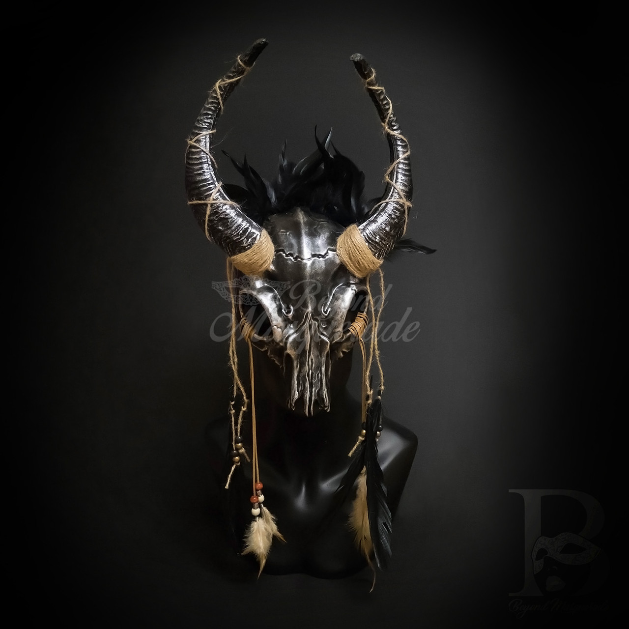 Nombre provisional complejidad Recuerdo NEW Ram Skull Masquerade Mask Festival Outfit Mask US FREE SHIP