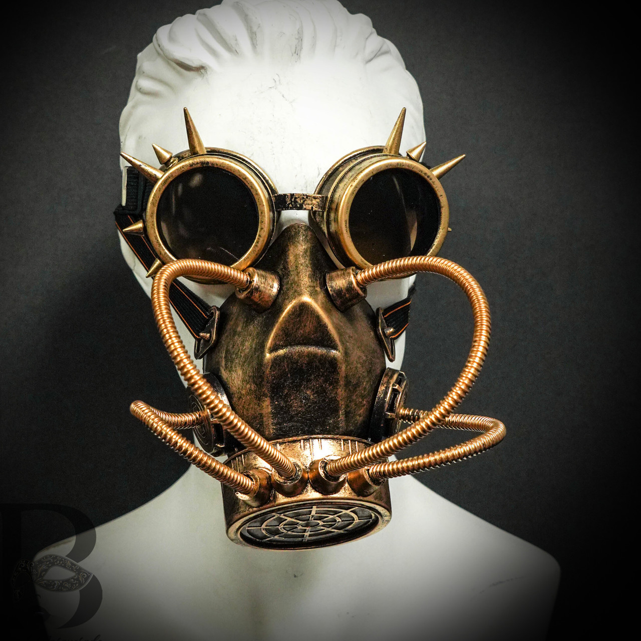 Soft Mad Max Máscara de gas Steampunk Disfraz Cosplay Máscara de
