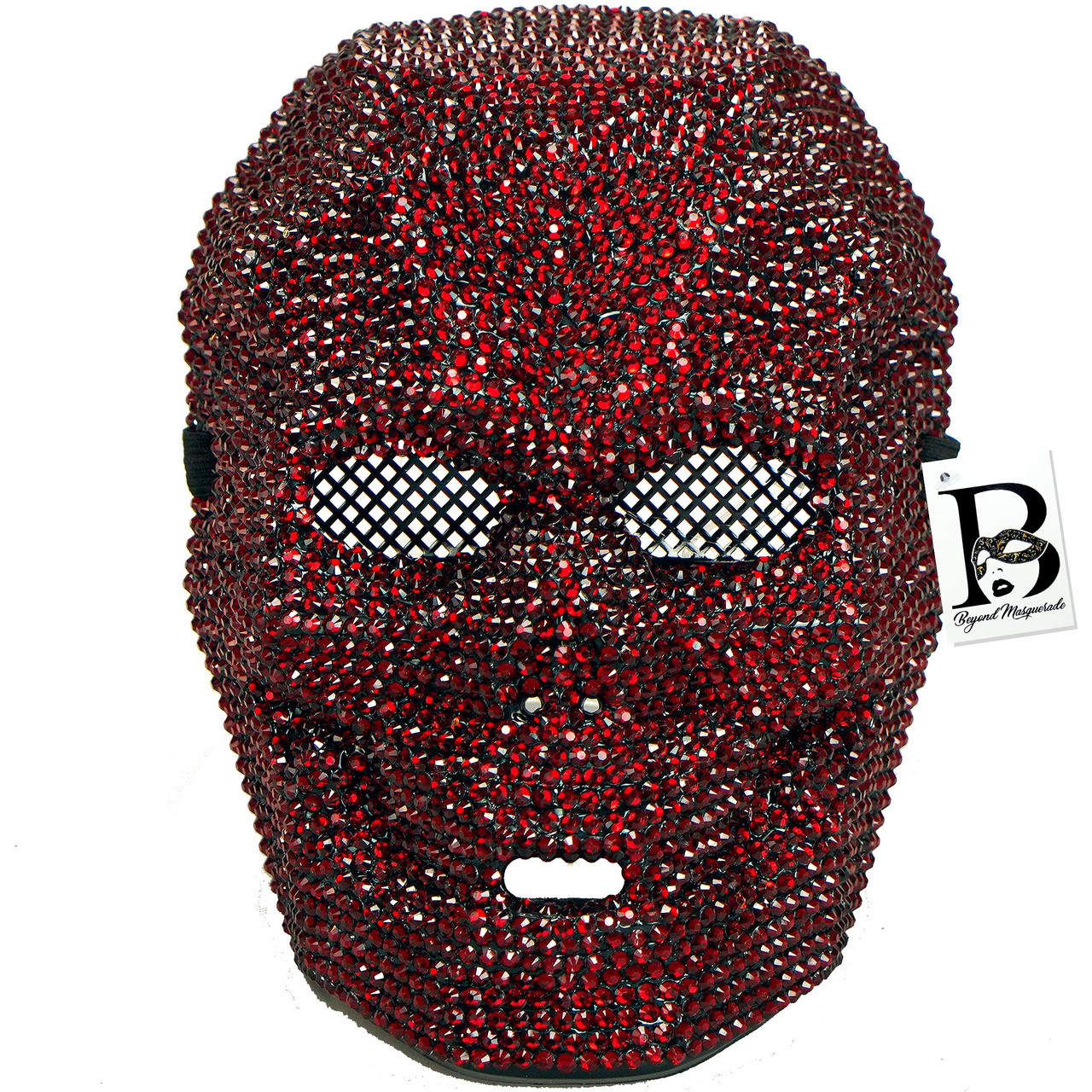 Rhinestone Gold Masquerade Masks