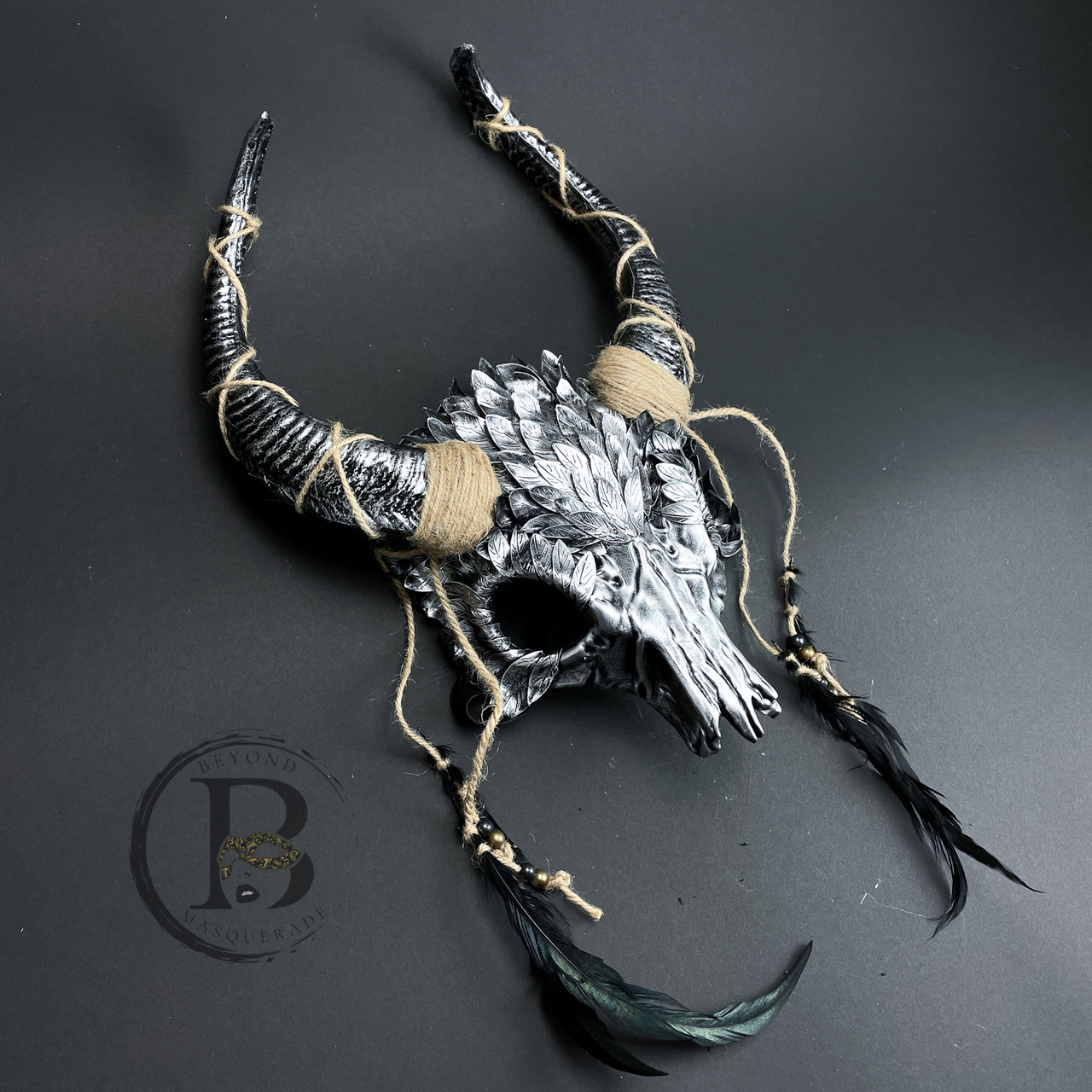 Medusa Ram Horns Costume Headdress Headband Masquerade Headdress