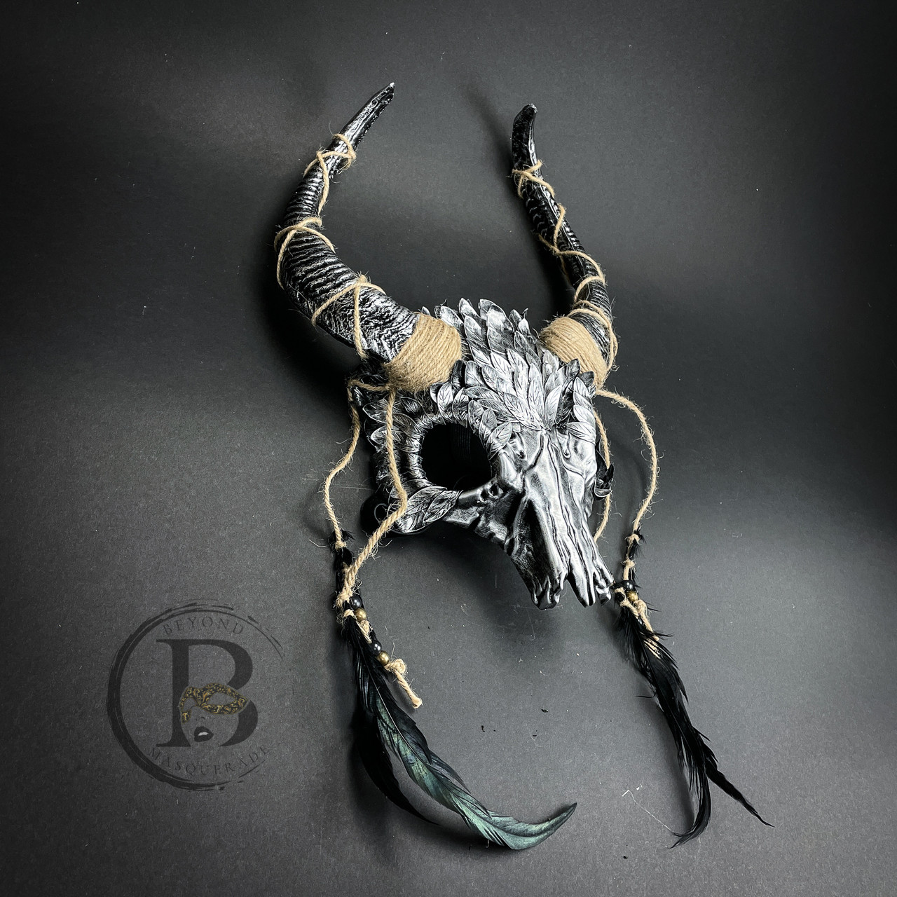 Medusa Ram Horns Costume Headdress Headband Masquerade Headdress