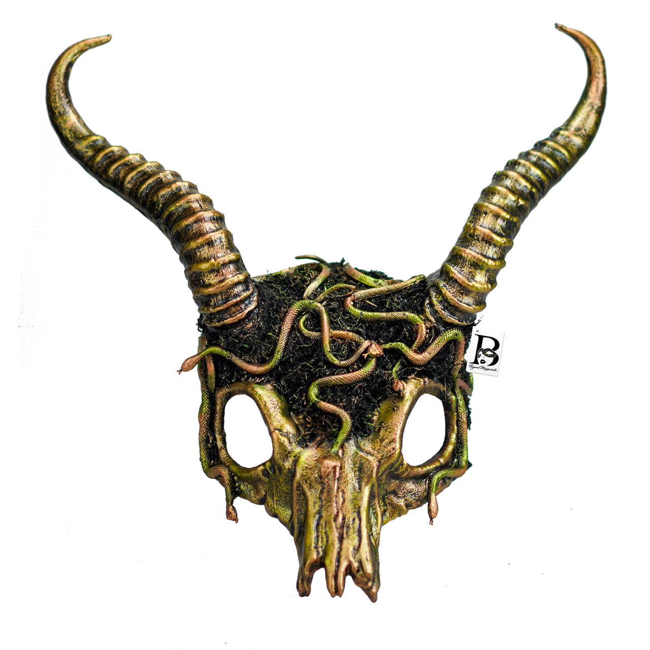 Medusa Ram Horns Costume Headdress Headband Masquerade Headdress