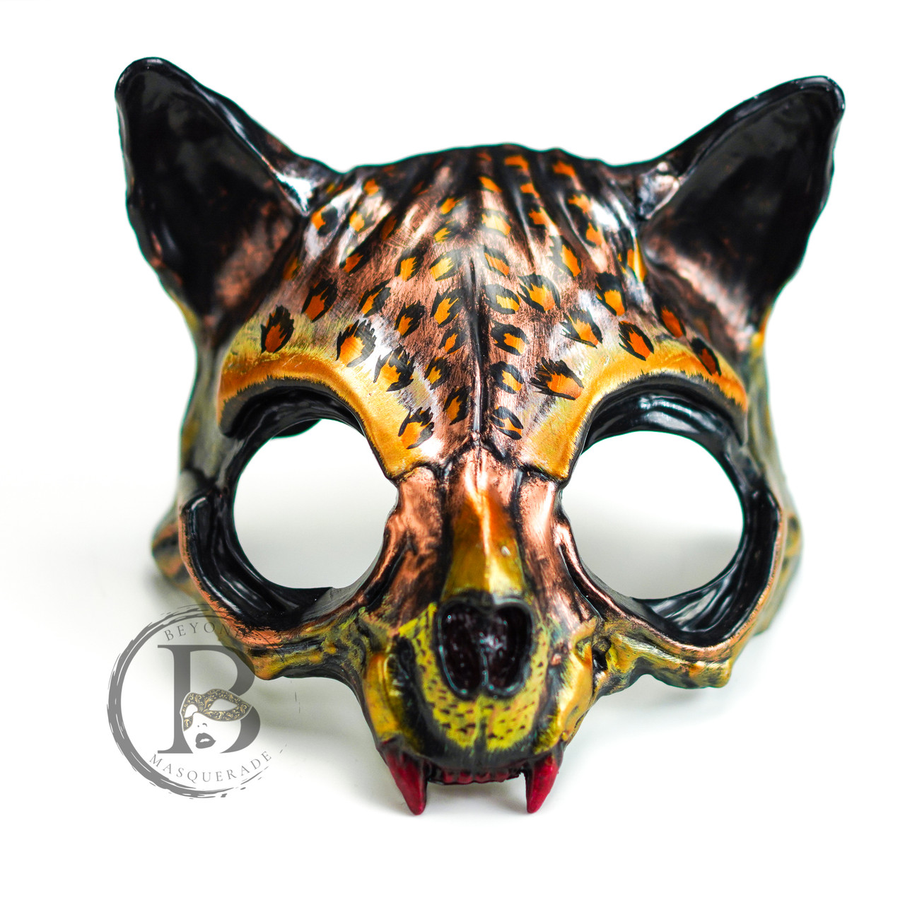 Paintable Leopard Cat Mask DIY Animal Mask