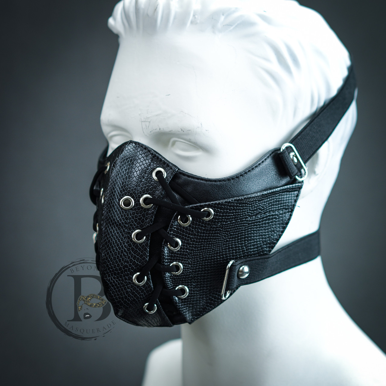 Men Steampunk Leather Mask Masquerade Masks USA FREE SHIP