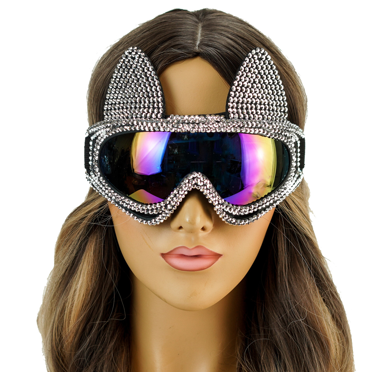 adelig eskortere mulighed Halloween Ski Goggles Mask Cosplay Costume Masquerade Gas Masks