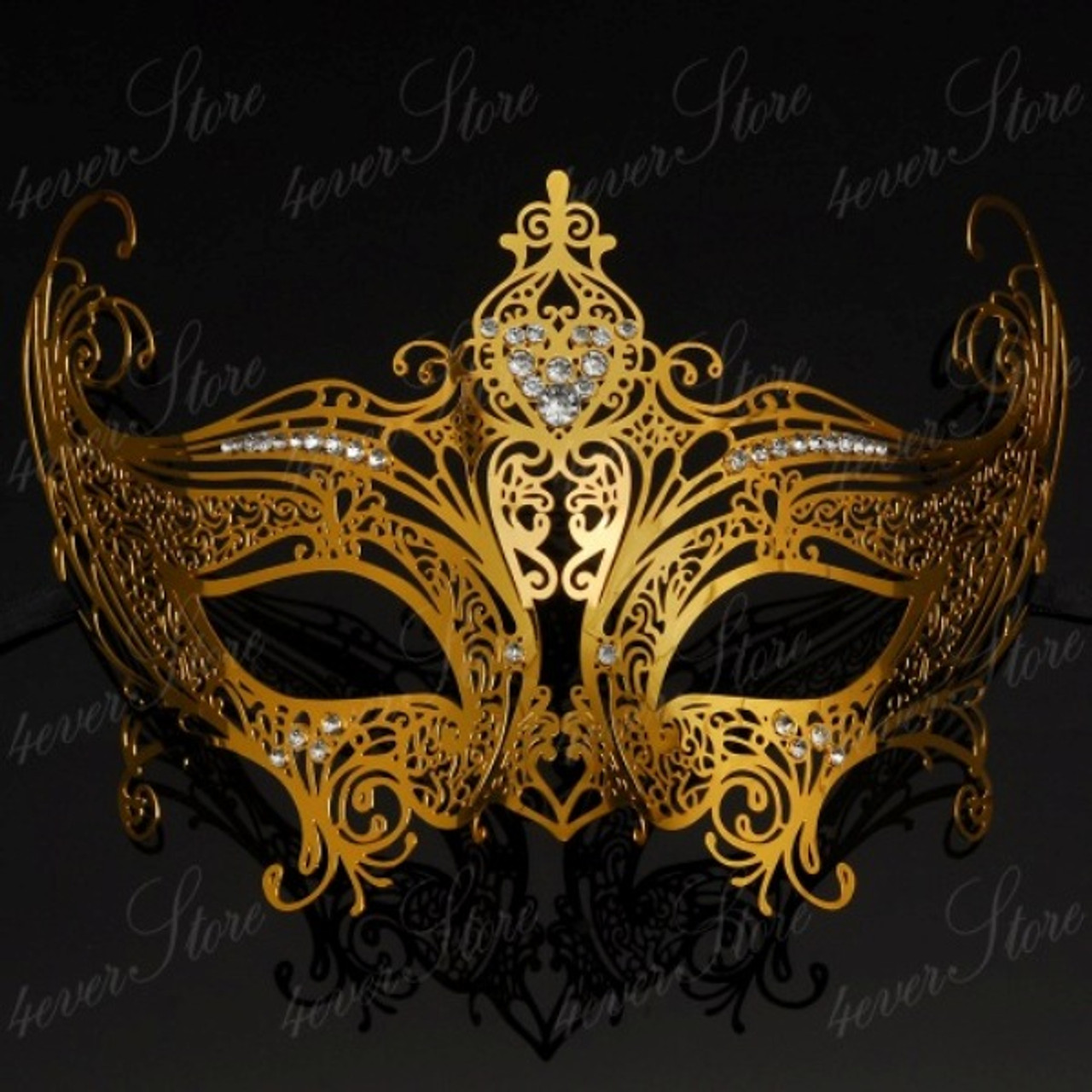 Masquerade Mask Luxurious Wall Decor Mask Gold Black M31082