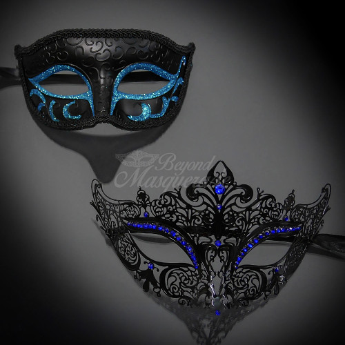 Halloween Couple's Masquerade Masks for Men Women US FREE SHIP