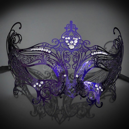 Royal masquerade masks for couple's who want to match for a masquerade ball event!