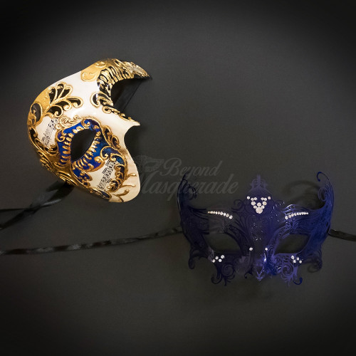 Music phantom masquerade wedding ideas to wear masquerade mask for men and women.