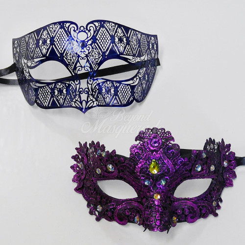 Couple's masquerade masks for men and women masquerade ball party masks