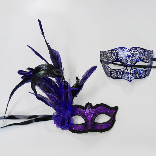 Couple's masquerade masks for men and women masquerade ball masks.