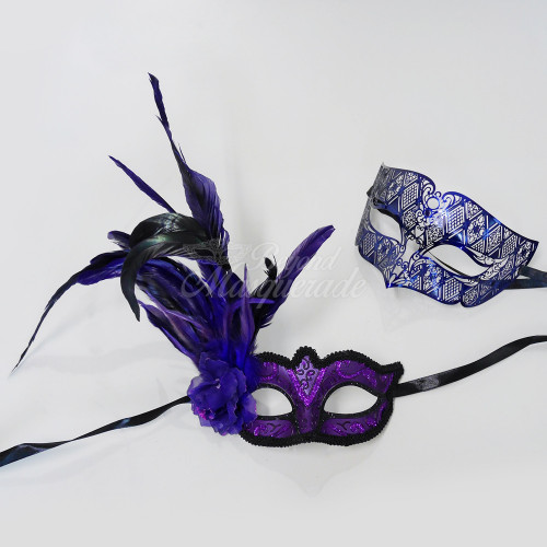 Couple's masquerade masks for masquerade ball party masks.