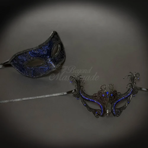 Couple's masquerade masks for men and women masquerade ball party masks