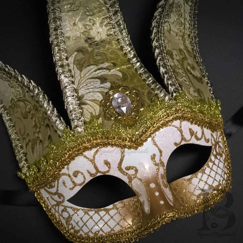 Jester Masquerade Mask, Venetian Masquerade Ball Mask