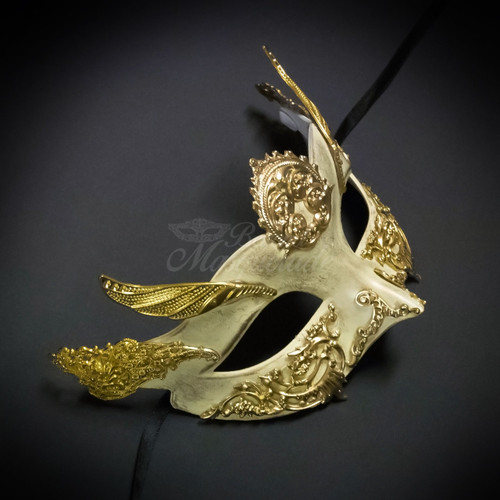 masquerade masks, masquerade mask, ivory gold, medieval costume, medieval outfit, medieval, masquerade
