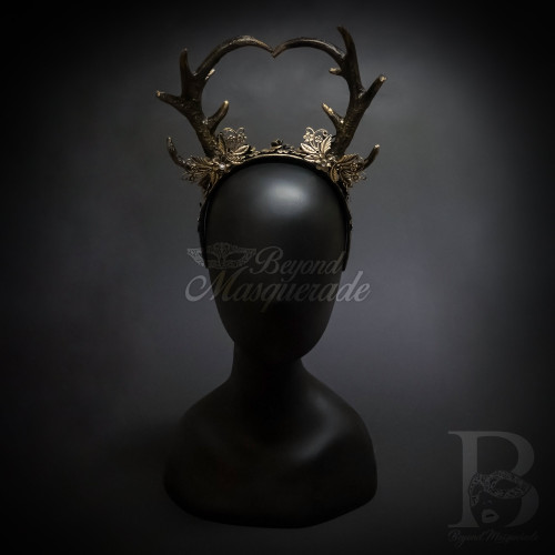 Antlers Deer Horn Headband Greek Goddess Masquerade Mask Antlers Deer Horn Headband Greek Goddess Masquerade Mask