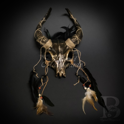 Ram mask, ram masquerade mask, ram skull mask, skull mask, skull.