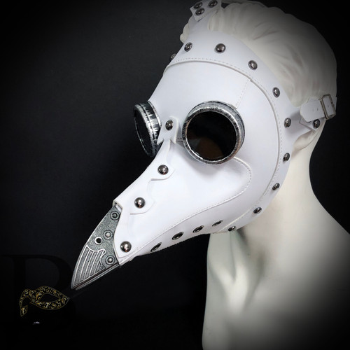 Plague Doctor Bird Mask Long Nose Beak Cosplay Steampunk Halloween Costume Props Masquerade Mask