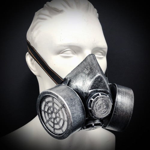 Mouth Mask: steampunk costume mask, respirator mask.