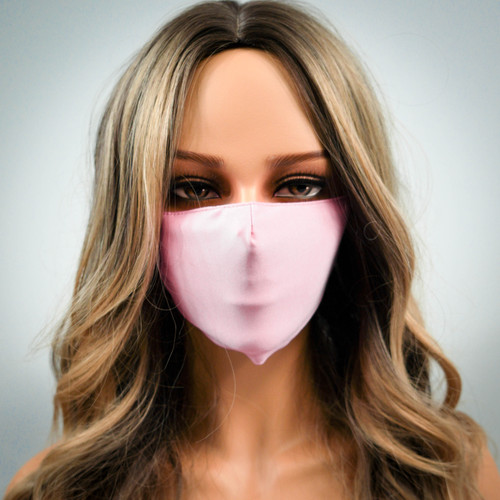 Blush Pink face masks, Bridal face masks, wedding face masks. Organic cotton face masks, organic face mask, organic cotton face masks. Made in USA face masks. Washable face masks. Wholesale face masks.