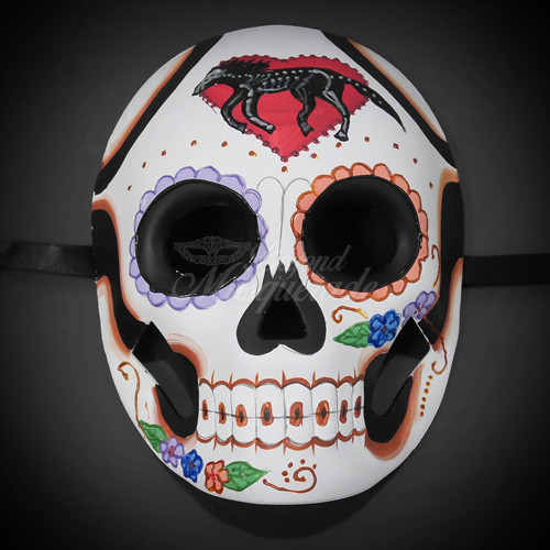 DAY OF THE DEAD MASK | DIA DE LOS MUERTOS MASQUERADE MASK SPIDER SKELETON