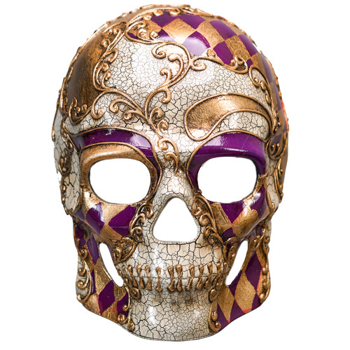 Sugar Skull Full Rhinestone Bling Face Mask