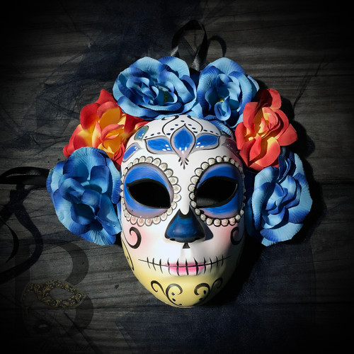 Day of the dead masquerade masks, party masks, day of the dead.