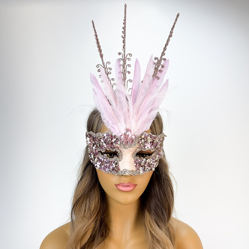 New Full Face Lace Metal Masquerade Mask Silver